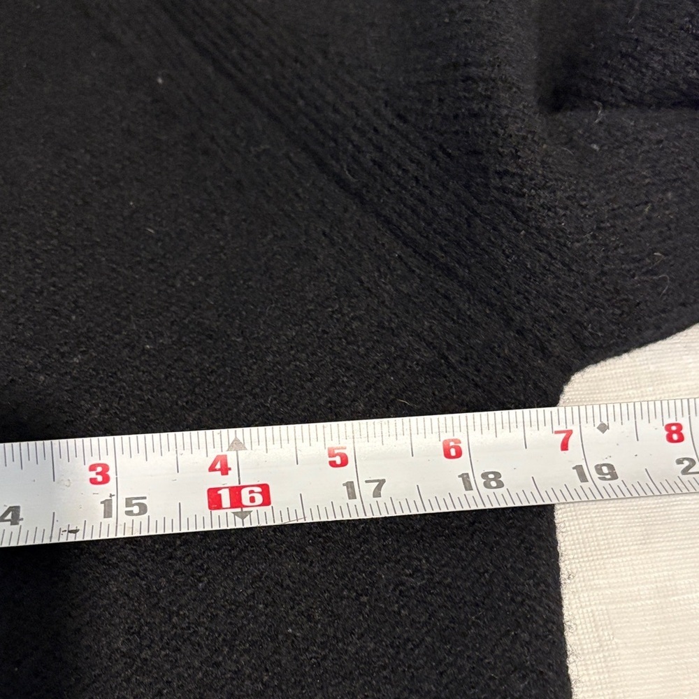 Michael Kors 100% Wool Sweater | Luxury Black Crewneck | Minimalist Quality - Picture 9 of 11